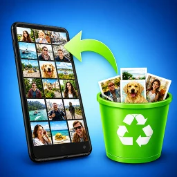 Icône de Récupérer Fichiers/Photo Vidéo