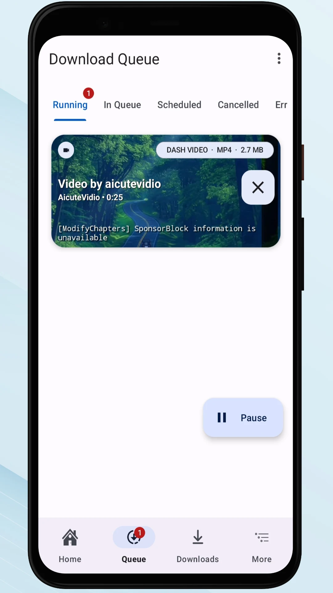 X Video Downloader: HD Player screenshot